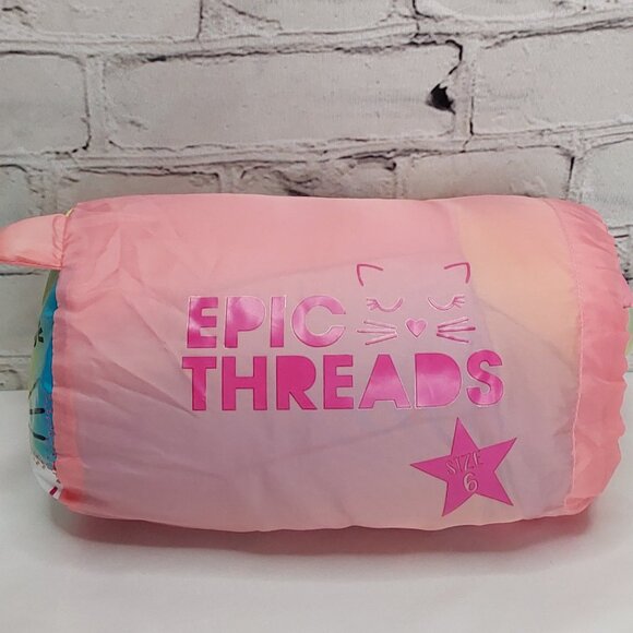 'EPIC THREADS' OMBRE 'PACKABLE PALS' WATER-RESISTANT PUFFER STYLE HOODED COAT - Picture 15 of 15